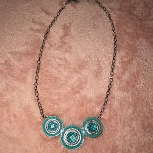 Turquoise Necklace & Earrings Set